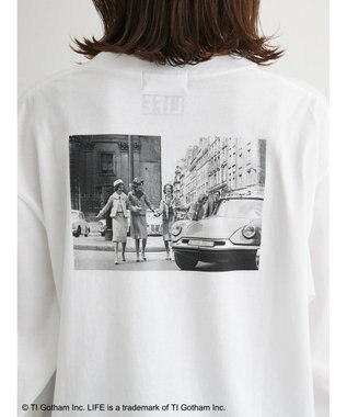 Green Parks ＬＩＦＥ　フォトプリントロングＴシャツ Black