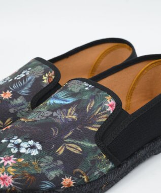 BONTRE 【VERBENAS/ベルベナス】キャンバスパイピングスリッポンスニーカー/TROY-WS フラワー