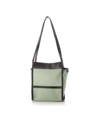 LA BAGAGERIE 【倉敷帆布】キャンバス縦型ミニトート ライトグリーン