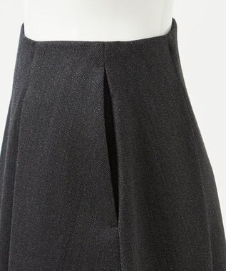 23区 【エステータ】CANONICO カバートクロス スカート チャコールグレー