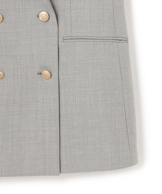 23区 【先行予約】TWギャバジン テーラード ジャケット ライトグレー系