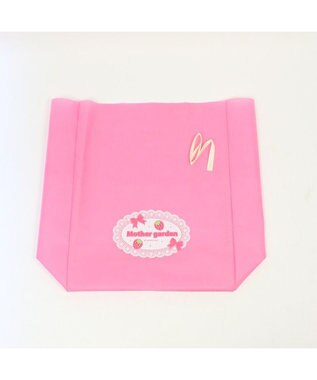 Mother garden ギフトラッピング巾着袋 (同梱のみ) 【Mサイズ】  (デラックスキッチン・グリルキッチン・デラックス冷蔵庫用） ピンク