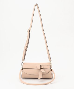 LA BAGAGERIE 【maison vert】 【軽量2WAY】ワイドリボンフラップバッグ ベージュ