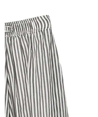 Green Parks インド綿　ふんわりボイルロングスカート Stripe