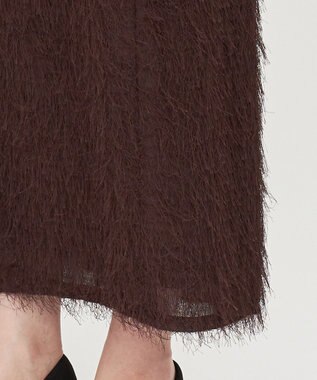 uncrave 【手洗い可】フリンジ ジャガード スカート（uncrave STANDARD） ブラウン