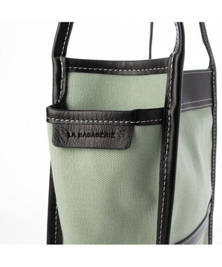 LA BAGAGERIE 【倉敷帆布】キャンバス縦型ミニトート ライトグリーン