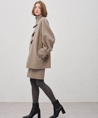 uncrave メルトンリバー ミドルダッフルコート トープ