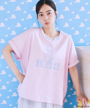 earth music&ecology 【予約】リンガーTシャツ/TOY STORY ピンク