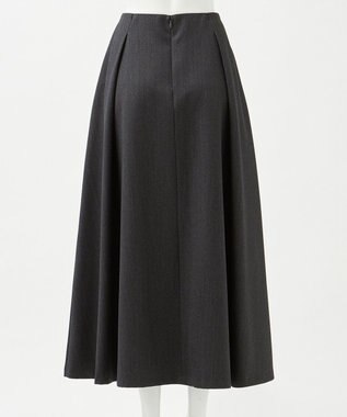 23区 【エステータ】CANONICO カバートクロス スカート チャコールグレー