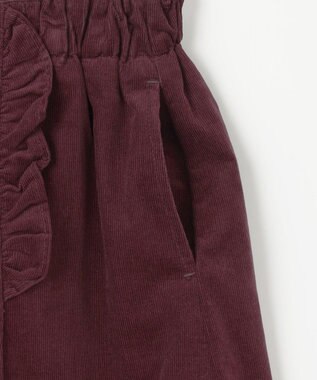 組曲 KIDS 【150-160㎝】コーデュロイ キュロット ワイン系