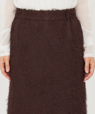 uncrave 【手洗い可】フリンジ ジャガード スカート（uncrave STANDARD） ブラウン