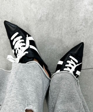 WEGO スニーカーミュール ブラック