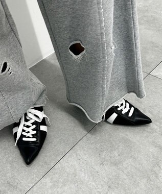 WEGO スニーカーミュール ブラック