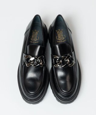 BONTRE 【BONTRE/ボントレ】厚底チェーンローファー/20851-US ブラック