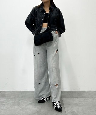 WEGO スニーカーミュール ブラック