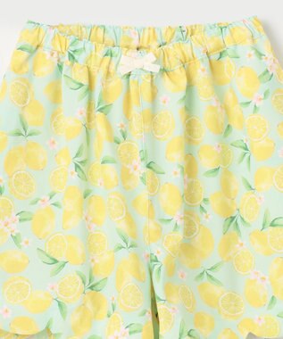 ANY KIDS 水陸両用 総柄 ショートパンツ レモン柄