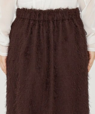 uncrave 【手洗い可】フリンジ ジャガード スカート（uncrave STANDARD） ブラウン