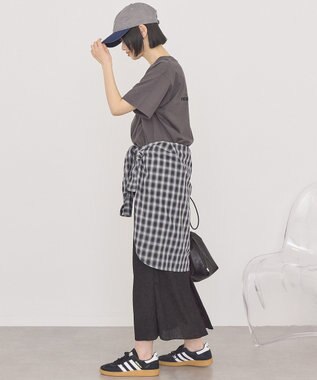 AMERICAN HOLIC バイカラーピグメントキャップ Gray