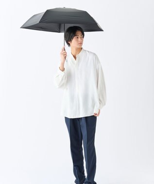 MOONBAT 【遮光100％/超軽量】マジで軽い傘 晴雨兼用 折りたたみ日傘 55cm マジカルテックプロテクション ブラック