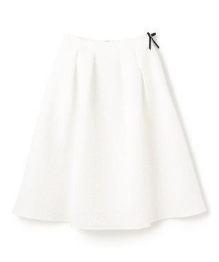 TOCCA 【WEB限定カラーあり】【消臭・洗える】RIBBON LABYRINTH JACQUARDスカート [WEB限定]オフ系