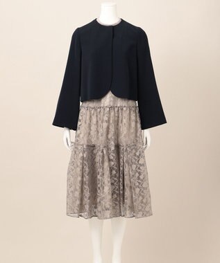 23区 【APPLAUDIR】ダブルクロス ジャケット ネイビー系