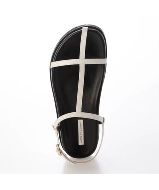 MODE ET JACOMO <MODE ET JACOMO>Tストラップスポーツサンダル ホワイト