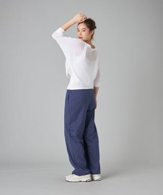 Chacott Chacott BALANCE EasyCare+ストレートパンツ ネイビー