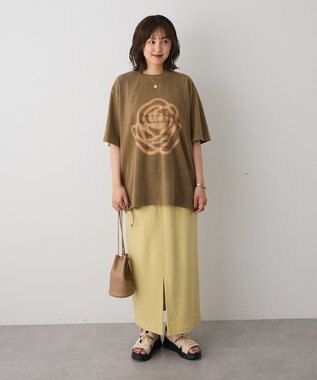 CRAFT STANDARD BOUTIQUE カットソーIラインスカート Yellow