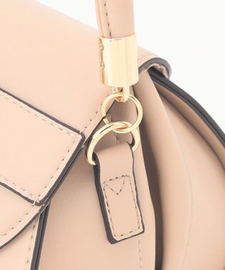 LA BAGAGERIE 【maison vert】 【軽量2WAY】ワイドリボンフラップバッグ ベージュ