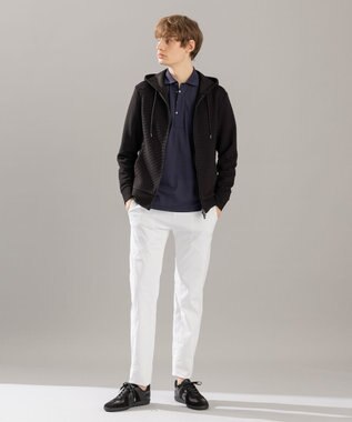 JOSEPH HOMME アイスコットンカノコ  ポロ ネイビー系