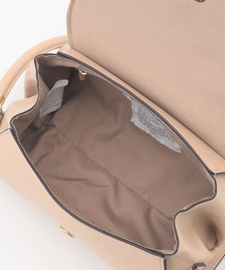 LA BAGAGERIE 【maison vert】 【軽量2WAY】ワイドリボンフラップバッグ ベージュ