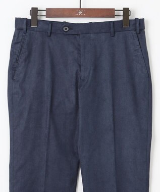 JOSEPH ABBOUD 【ストレッチ/スウェードタッチ/JAPAN素材】 ストレッチスウェード パンツ ネイビー系