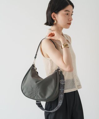 russet ＜360g/撥水性あり＞ コーデュラナイロン2wayショルダーバッグ(CE-1537) Gray