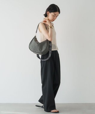 russet ＜360g/撥水性あり＞ コーデュラナイロン2wayショルダーバッグ(CE-1537) Gray