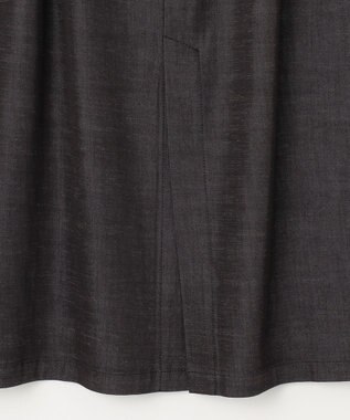 23区 【洗える】デニムライクシャンブレー Iライン スカート ブラック系