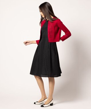 TOCCA LACE STREAM カーディガン ローズ系