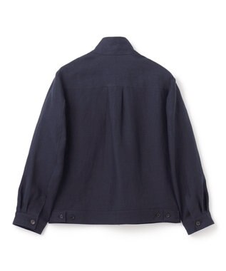 JOSEPH HOMME ベルギーリネンオックス　スウィングトップ ネイビー系