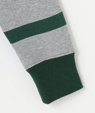 J.PRESS KIDS 【110-130cm】ボーダートレーナー グレー系1