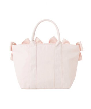 Maison de FLEUR ボリュームリボン2Wayトートバッグ Pink