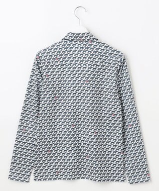 23区GOLF 【WOMEN】【吸水速乾/UVカット】ハンタードッグ柄シャツ ホワイト系5