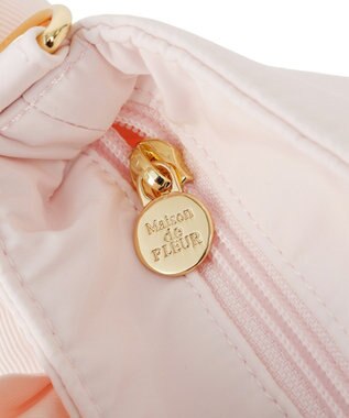 Maison de FLEUR ボリュームリボン2Wayトートバッグ Pink