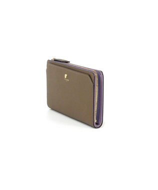 PELLE BORSA L字ファスナー長財布 French Calf Goods 3301 トープ