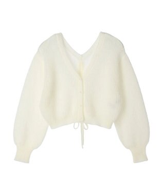 earth music&ecology ねこ毛ライク２ｗａｙボレロ Ivory