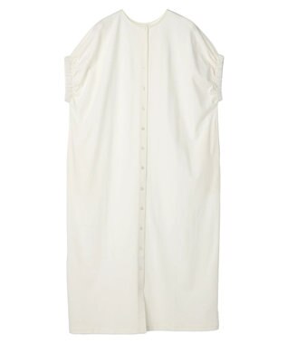CRAFT STANDARD BOUTIQUE 接触冷感/抗菌防臭/ 前後2WAY半袖ワンピース Ivory
