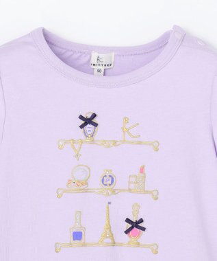 組曲 KIDS 【80-100㎝】 コスメティックTシャツ ラベンダー