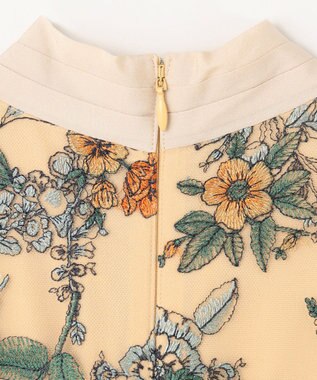 GRACE CONTINENTAL フラワーマーメイドドレス イエロー