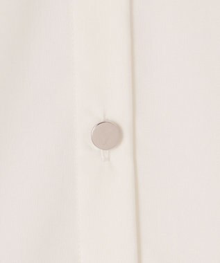 GRACE CONTINENTAL 刺繍ヘムシャツワンピース ホワイト