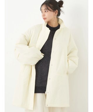 earth music&ecology モンスターコート Ivory