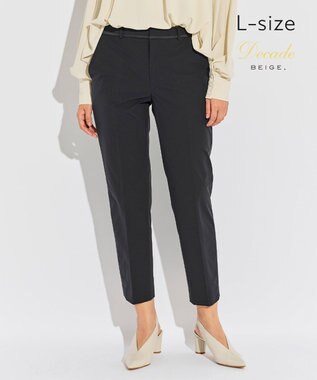 BEIGE， 【L-size】AUDREY / クロップドパンツ Black