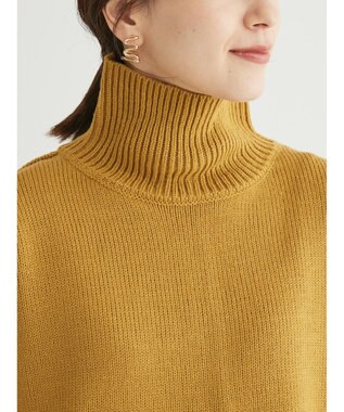 Green Parks ・Ｐｅｔｉｔ　Ｆｌｅｕｒ　タートルバックスリットニット Yellow